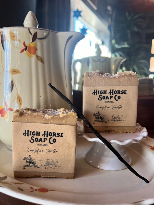 High Horse Soap Co Black Label Campfire Vanilla