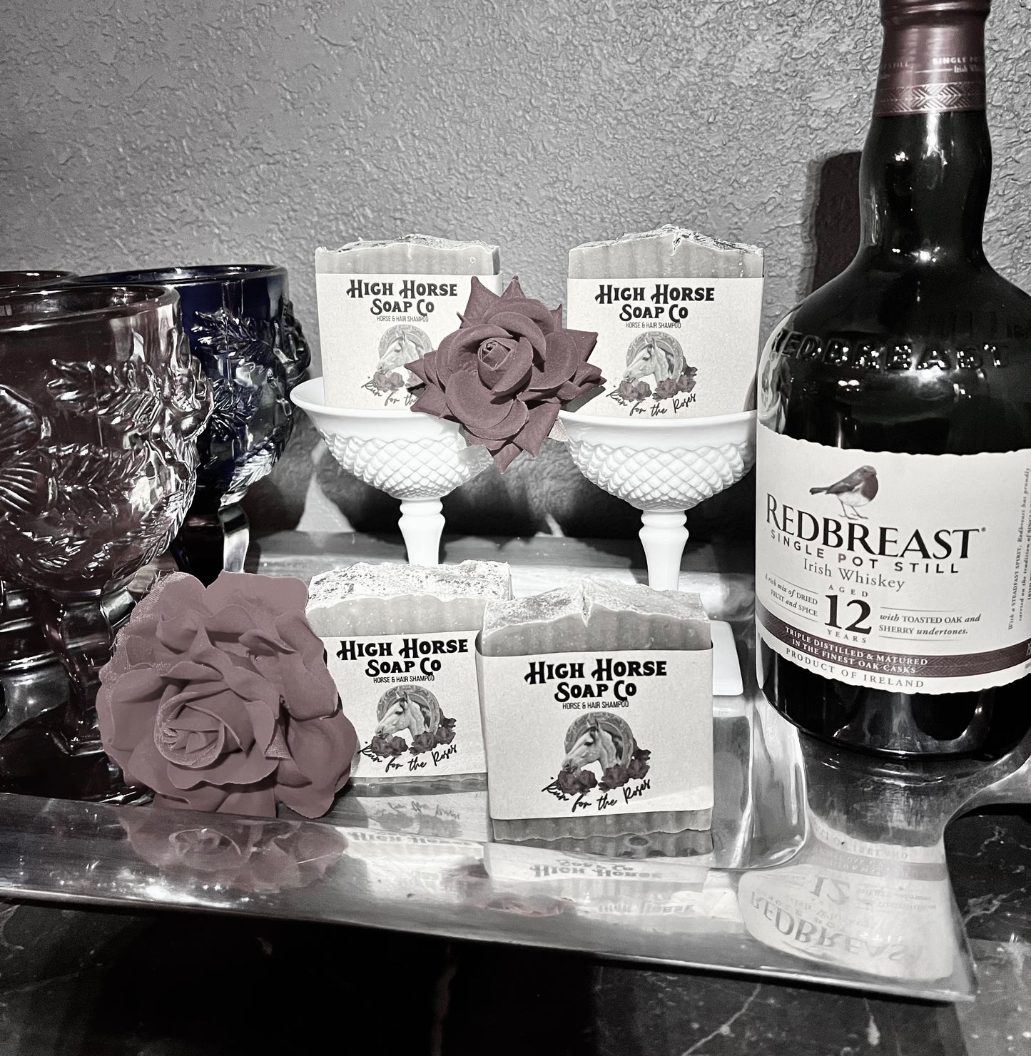 Run for the Roses Horse & Hair Shampoo Bar High Horse Soap Co