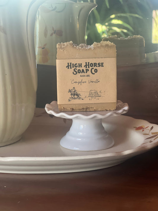 High Horse Soap Co Black Label Campfire Vanilla