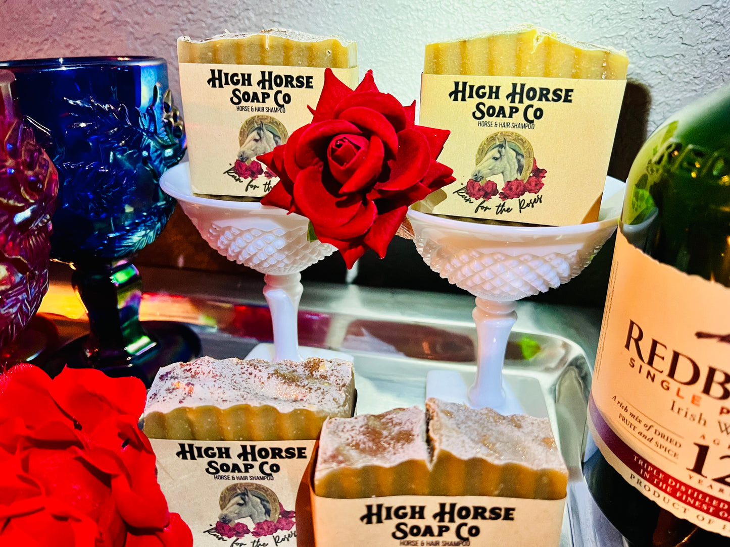 Run for the Roses Horse & Hair Shampoo Bar High Horse Soap Co