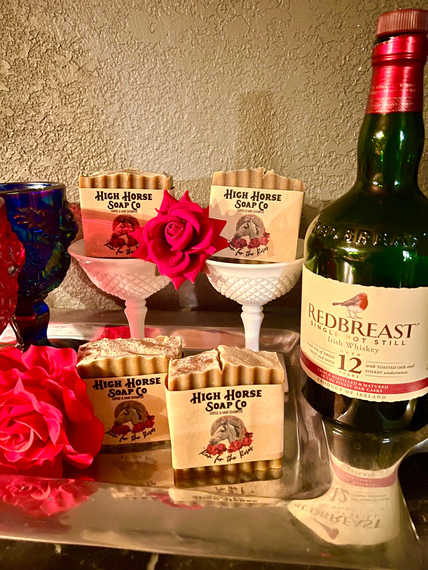 Run for the Roses Horse & Hair Shampoo Bar High Horse Soap Co