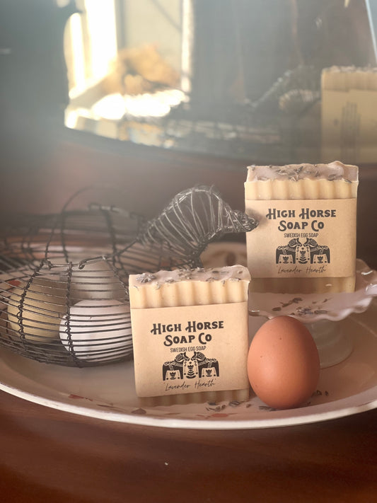 High Horse Soap Company Lavender Hearth Swedish Egg Soap